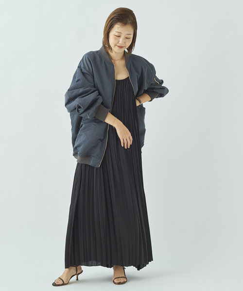 「Plage」 ナイロンブルゾン 36 ベージュ レディース_画像4