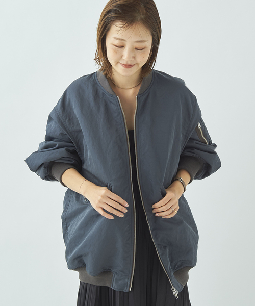 「Plage」 ナイロンブルゾン 36 ベージュ レディース_画像7