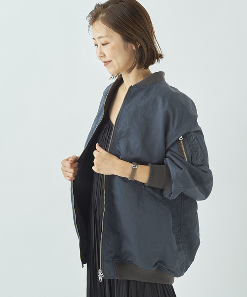 「Plage」 ナイロンブルゾン 36 ベージュ レディース_画像10