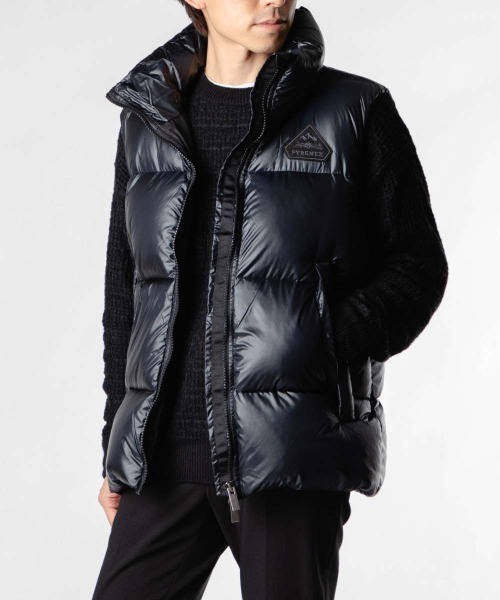 ピレネックス ダウンベスト メンズ（メンズファッション