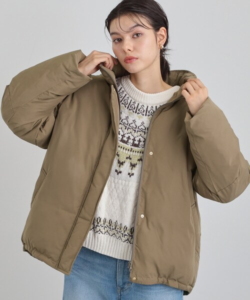 THE SHOP TK コート アウター 「ぎゅっとされているような暖かさ」撥水
