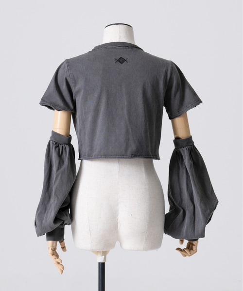 「REFLEM」 半袖Tシャツ FREE ブラック レディース_画像10