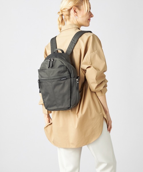 MONICA（モニカ） デイバック リュック 「MONICA」サイドジップ