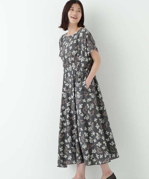 「human woman」 半袖ワンピース MEDIUM ダークインディゴブルー レディースの画像