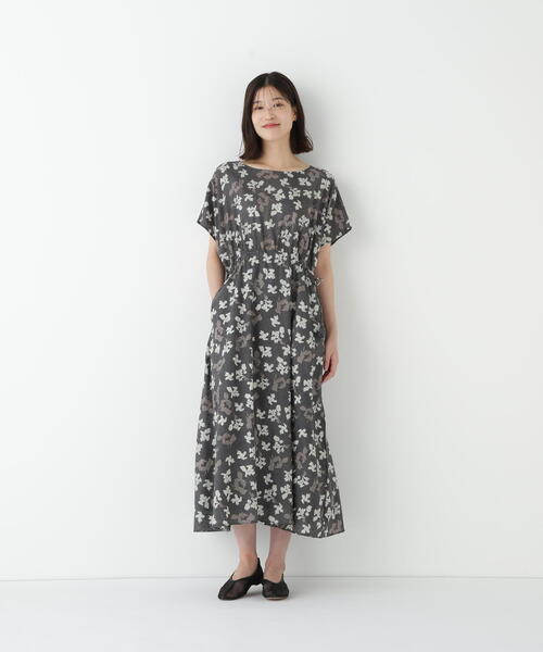「human woman」 半袖ワンピース MEDIUM ダークインディゴブルー レディースの画像