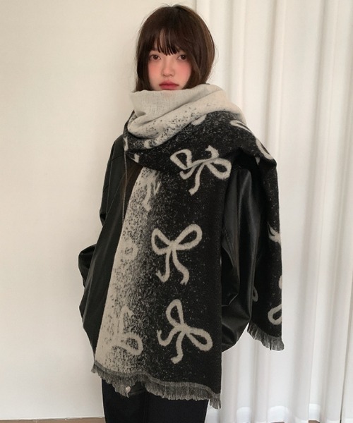 マフラー ストール リボン柄マフラー レディース : ZOZOTOWN Yahoo!店