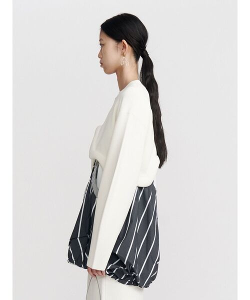 UN3D.（アンスリード） ブラウス シャツ DECONSTRUCTION DOCKING SHIRT