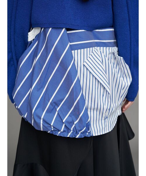 UN3D.（アンスリード） ブラウス シャツ DECONSTRUCTION DOCKING SHIRT