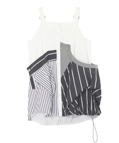 UN3D.（アンスリード） キャミソール DECONSTRUCTION DOCKING SHIRT