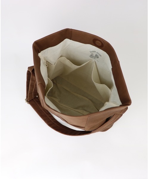 ショルダーバッグ 「BrownBrown」ブラウンブラウン/ Shoulder bag -Matte- メンズ レディースの画像