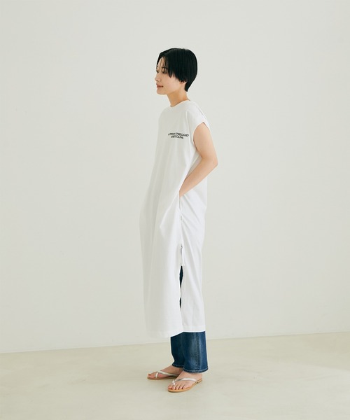 「AMERICANA」 ノースリーブワンピース FREE ブラック レディース_画像4