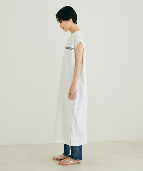 「AMERICANA」 ノースリーブワンピース FREE ブラック レディース_画像8