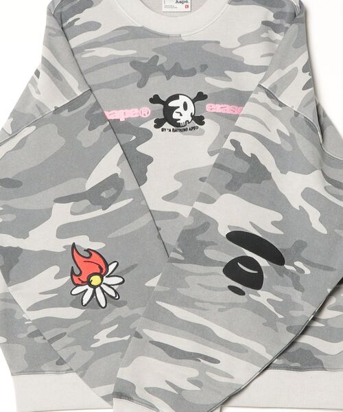 Bape ホワイト トレーナー カモフラージュ Bape ホワイト トレーナー カモフラージュ