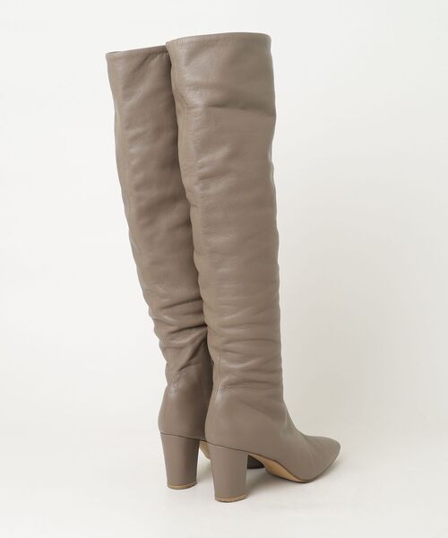 DIANA（ダイアナ） ロングブーツ 23.5cm グレー レディース : ZOZOTOWN