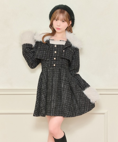 apres jour（アプレジュール） ワンピース 「セット着用可能」ファー