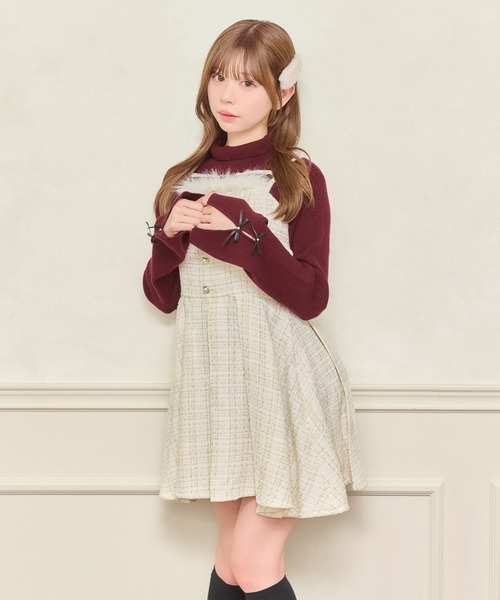 apres jour（アプレジュール） ワンピース 「セット着用可能」ファー