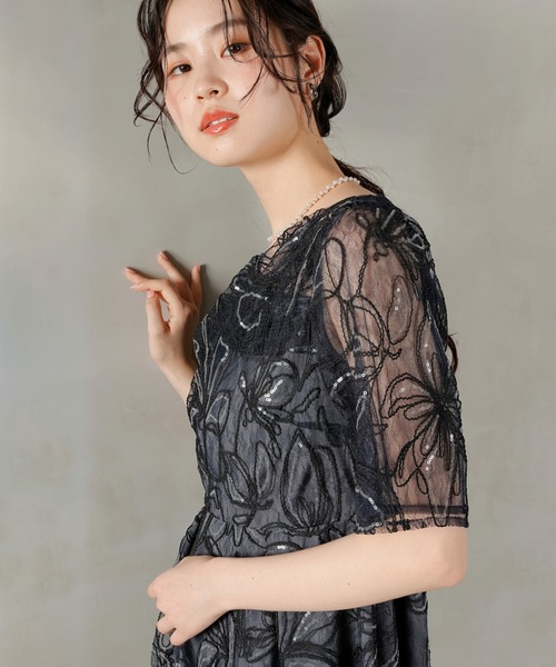 「Kana」 半袖ワンピース M ピンク レディースの画像