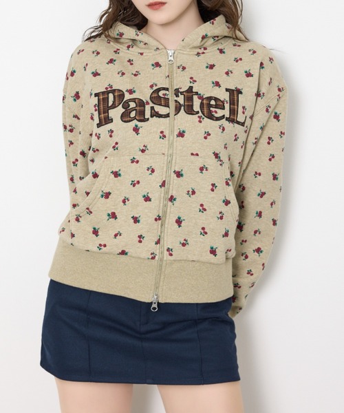 SLY（スライ） パーカー 「2026SS新作」FLOWER CUT HOODIE フラワー