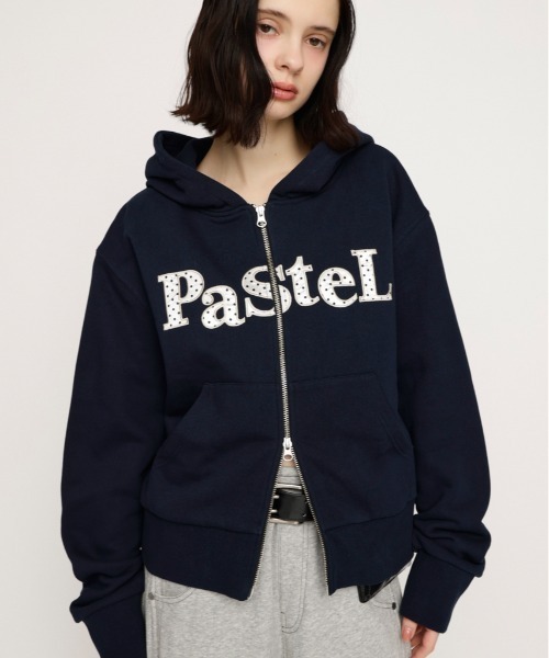 SLY（スライ） パーカー 「2026SS新作」FLOWER CUT HOODIE フラワー