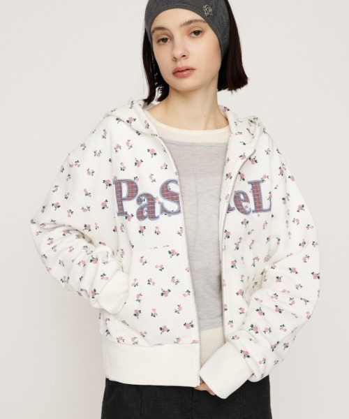 SLY（スライ） パーカー 「2026SS新作」FLOWER CUT HOODIE フラワー