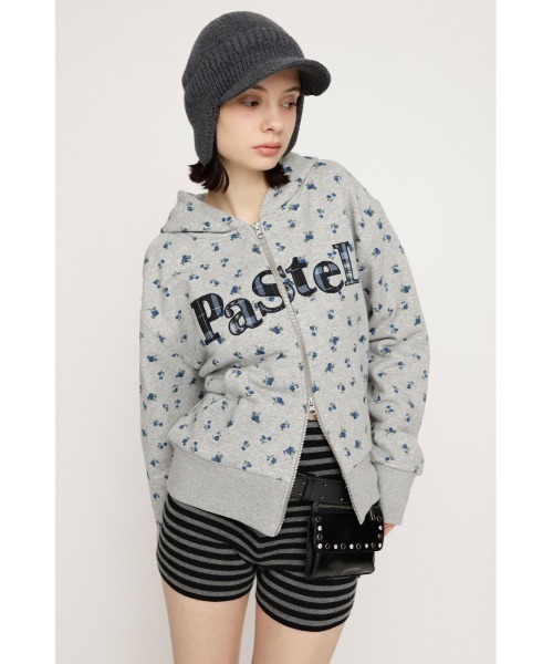 SLY（スライ） パーカー 「2026SS新作」FLOWER CUT HOODIE フラワー