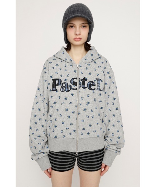 SLY（スライ） パーカー 「2026SS新作」FLOWER CUT HOODIE フラワー
