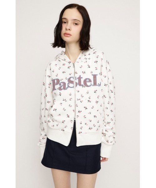 SLY（スライ） パーカー 「2026SS新作」FLOWER CUT HOODIE フラワー