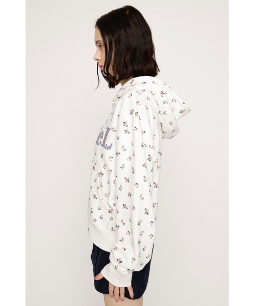 SLY（スライ） パーカー 「2026SS新作」FLOWER CUT HOODIE フラワー