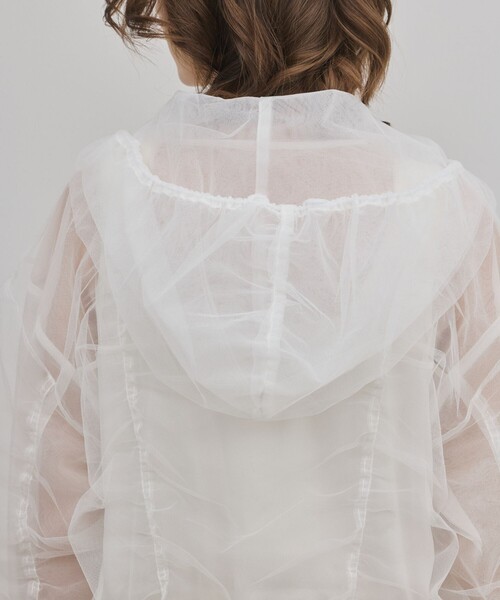 ブルゾン アウター チュールパーカー レディースの画像
