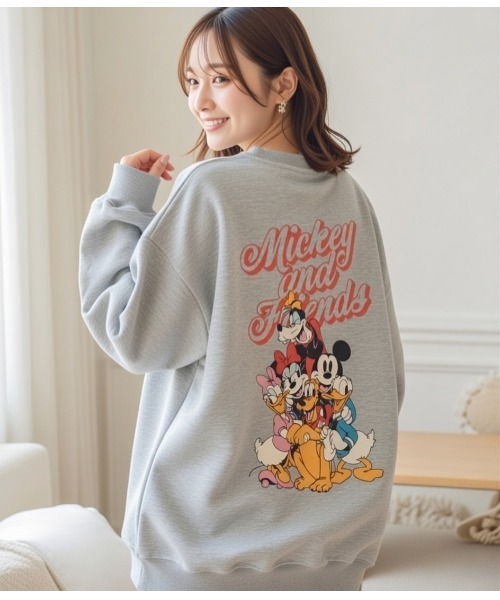 Disney（ディズニー） トレーナー スウェット 「DISNEY/ディズニー」裏
