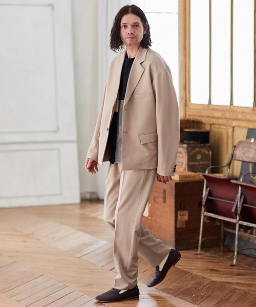 CAMBIO（カンビオ） テーラードジャケット S ベージュ メンズ