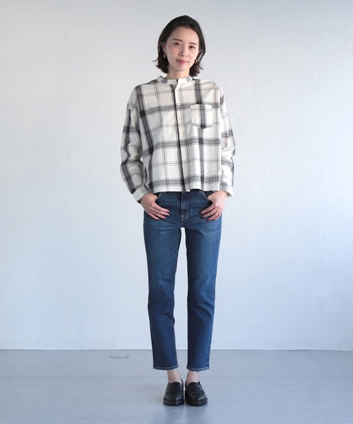 「D.M.G.」 デニムパンツ L インディゴブルー レディース_画像8