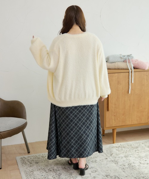 「Louiosy」 キャミソールワンピース 3L ダークブラウン レディース_画像5