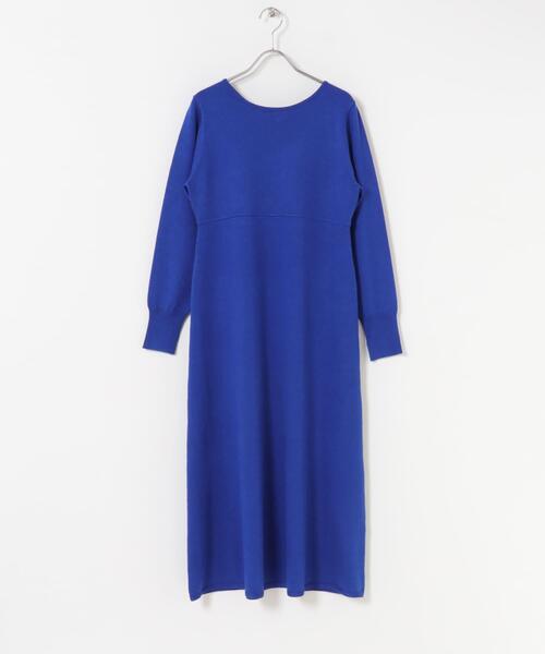 雪　フレアシルエットAラインワンピース COCOMOMO ワンピース 動くたび美しい、上品シルエット。 Vネックフレア