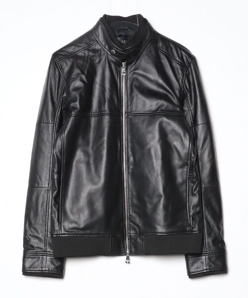 AKM コンテンポラリーブラックレザージャケット AKM Contemporary（エイケイエムコンテンポラリー） レザージャケット