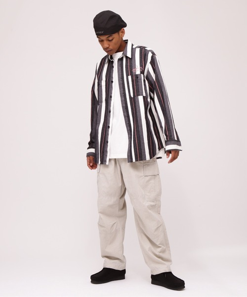 「AVIREX」 カーゴパンツ 2XL オリーブ メンズ_画像4