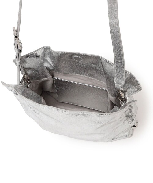 SHIPS（シップス） 「nucle」ショルダーバッグ ONE SIZE シルバー
