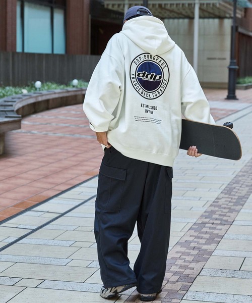 「ddp」 プルオーバーパーカー L ネイビー メンズ_画像7