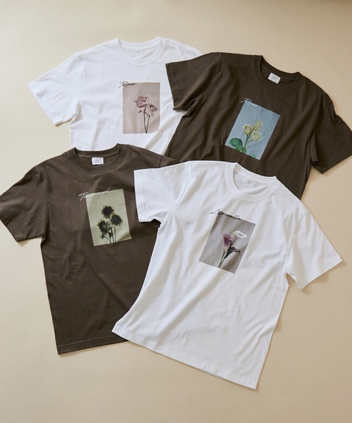「MADEMOISELLE ROPE'」 半袖Tシャツ FREE ホワイト系その他 レディース_画像3