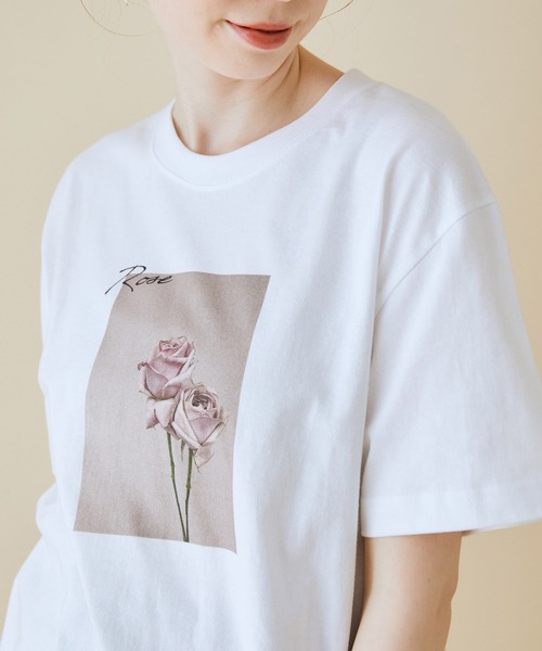 「MADEMOISELLE ROPE'」 半袖Tシャツ FREE ホワイト系その他 レディース_画像5