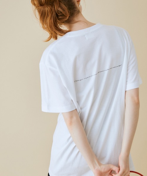 「MADEMOISELLE ROPE'」 半袖Tシャツ FREE ホワイト系その他 レディース_画像9