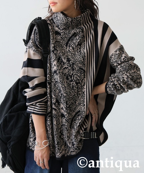 「antiqua」 長袖ニット ONESIZE ホワイト系その他 レディース_画像7