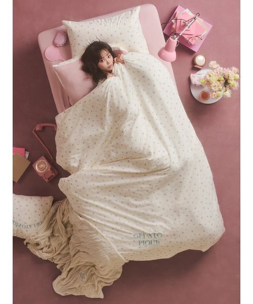 【新品】 ジェラートピローケース バリエーションプリントピローケース　2点 gelato pique Sleep ベッド 寝具 「Sleep」「ONLINE限定カラーあり