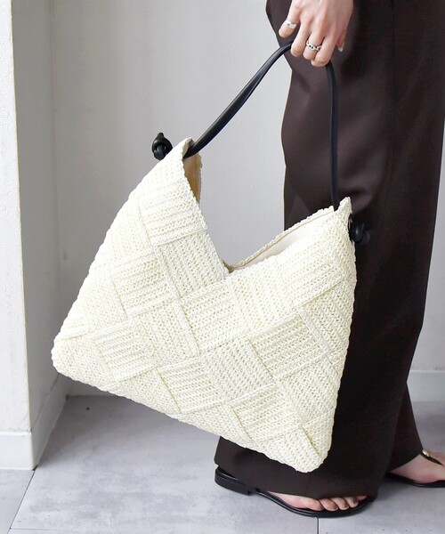 「quaranciel」 かごバッグ ONE SIZE キャメル レディース_画像2