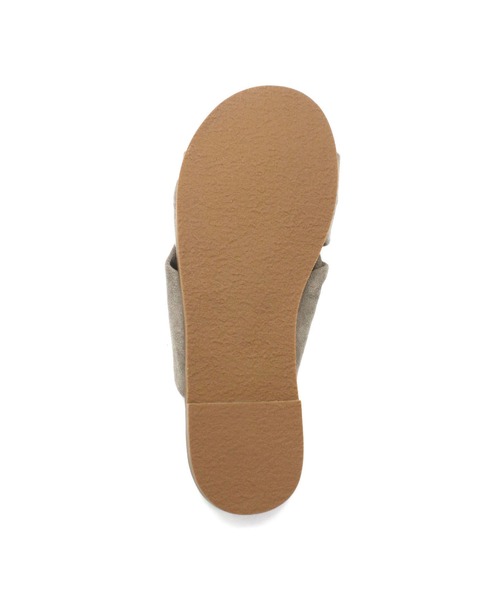 「Minnetonka」 フラットサンダル 6 グレイッシュベージュ レディース_画像9