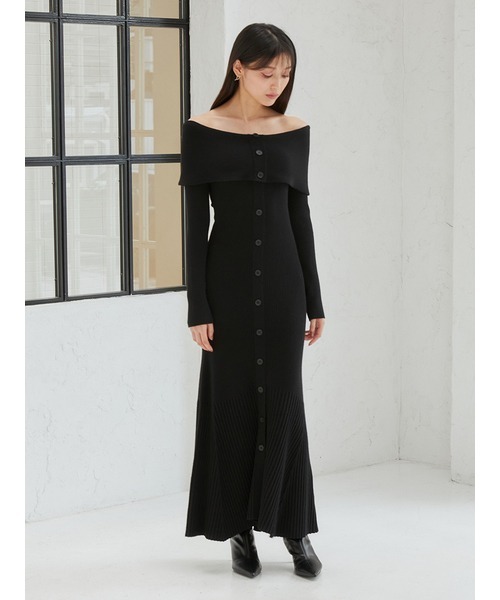 大人気snidelワンピース SNIDEL（スナイデル） ニットワンピース FREE レッド レディース