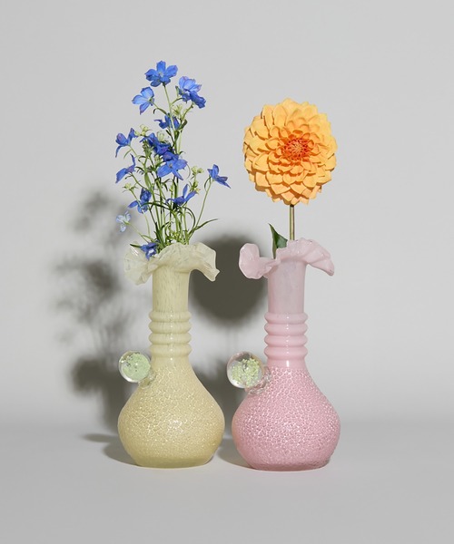 花瓶 Casselini HOME(キャセリーニ ホーム)ガラスフラワーベースBGの画像