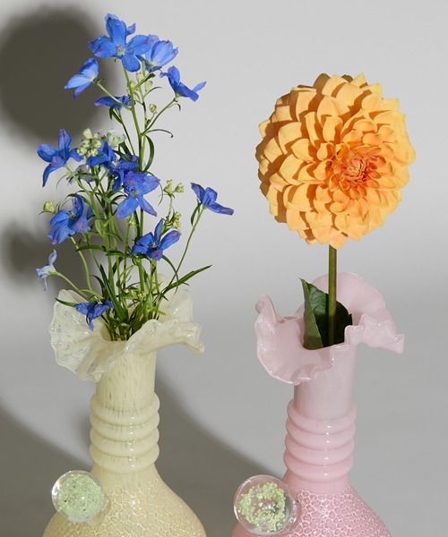 花瓶 Casselini HOME(キャセリーニ ホーム)ガラスフラワーベースBGの画像