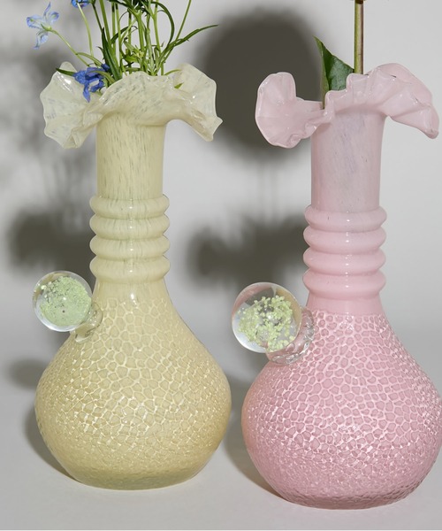 花瓶 Casselini HOME(キャセリーニ ホーム)ガラスフラワーベースBGの画像