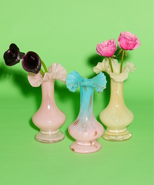 花瓶 Casselini HOME(キャセリーニ ホーム)ガラスフラワーベースBGの画像